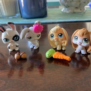 Littlest Pet Shop LPS Bunny Lot